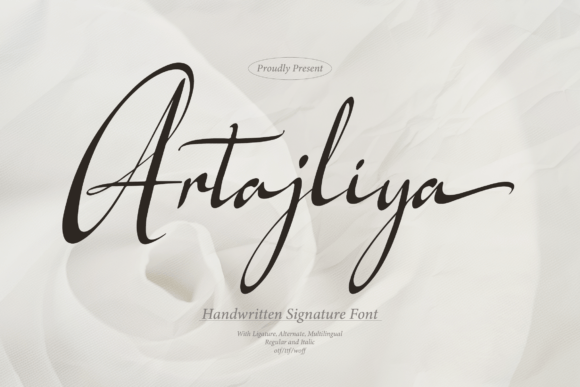 Artajliya: A Handwritten Font for Modern Web Design
