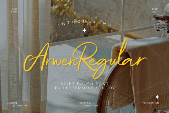 Arwen: A Premium Script Font for Modern Editorial Design
