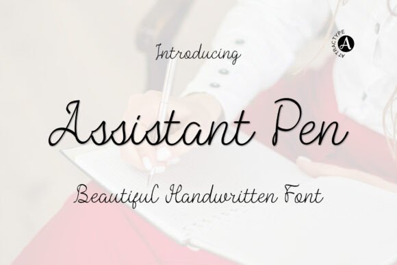 Assistant Pen: The Handwritten Font for Authentic Branding