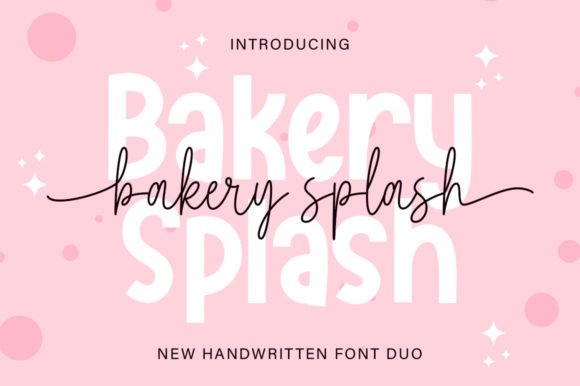 Bakery Splash Duo: A Romantic Typeface for Branding