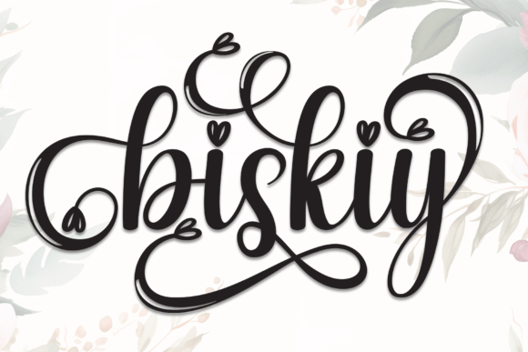 Biskiy: A Handwritten Typeface for Warm Web Design