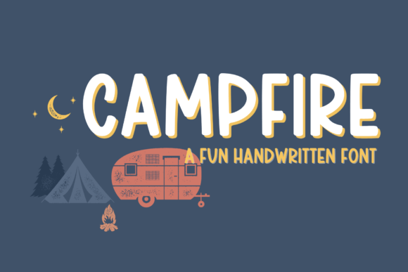 Campfire: A Handwritten Typeface for Bold Editorial Design