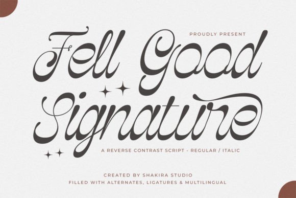 Fell Good Signature: The Perfect Script Font for Makers