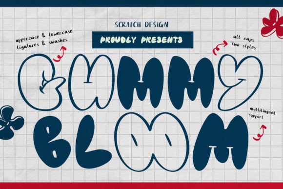 Gummy Bloom: A Playful Typeface for Handmade Brands