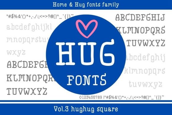 Hughug Square: A Bold Typeface for Modern Branding