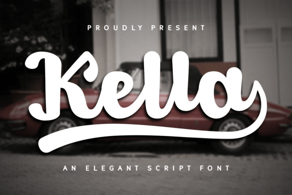Kella: A Bold Script Typeface for Editorial Design