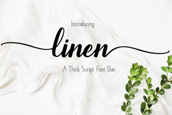 Linen Font: Elevating Web Design with Bold Script