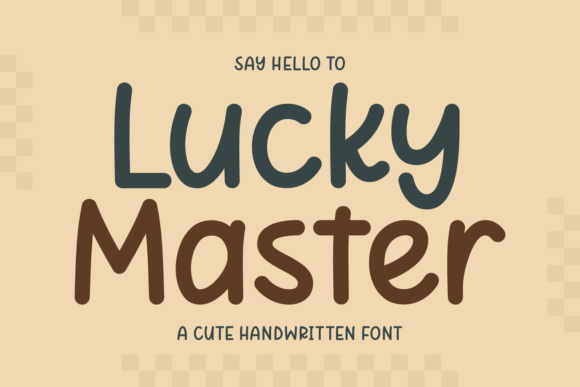 Lucky Master Typeface for Editorial Design
