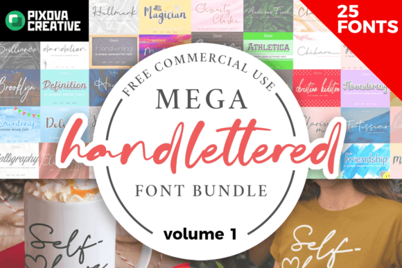 Mega Handlettered Vol. 1: A Premium Typeface for Web Design