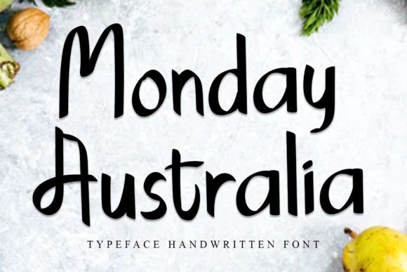 Monday Australia: A Handwritten Typeface for Modern Brands