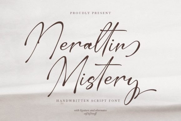 Neraltin Mistery: A Handwritten Font for Editorial Design