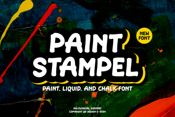 Paint Stampel: A Handwritten Font for Bold Campaigns