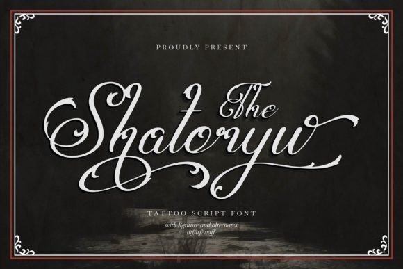 Shatoryu: A Script Font for Digital Branding