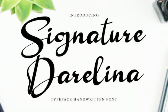 Signature Darelina: The Perfect Handwritten Typeface