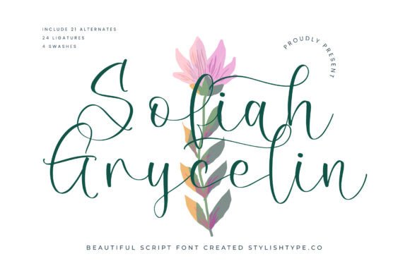 Sofiah Grycelin: A Luxury Script Font for Crafters