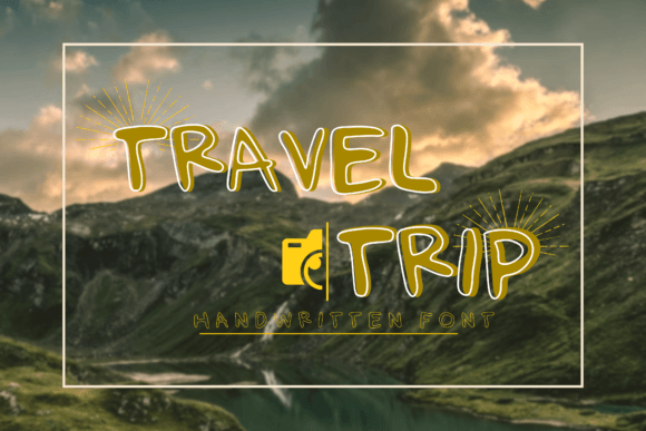 Travel Trip: A Handwritten Typeface for Editorial Design
